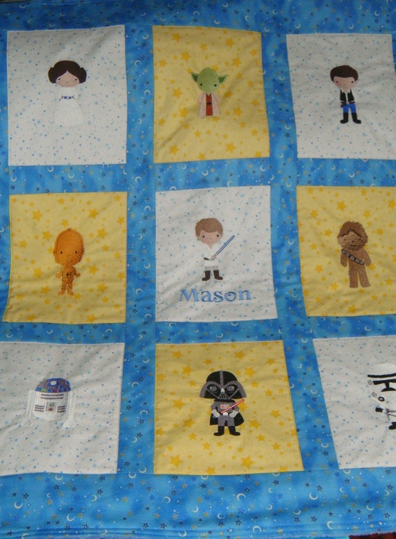 1 FINN HAN SOLO CHEWBACCA THE FORCE AWAKENS SEWING BLOCK QUILT FABRIC MATERIAL