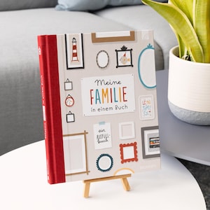 Familienbuch zum Ausfüllen „Meine Familie in einem Buch“| Familienalbum, Geschenk Einschulung,  Konfirmation, Geburtstag, Weihnachten 193323