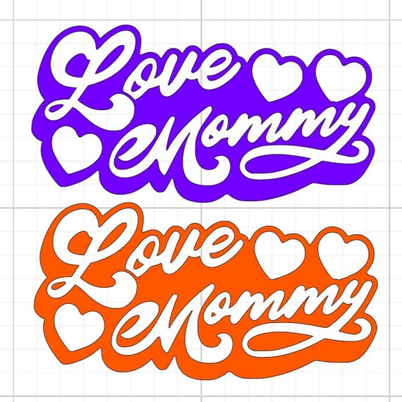 love mommy sign vinyl sticker car van race car truck glass home wall office gifts all sizes colours