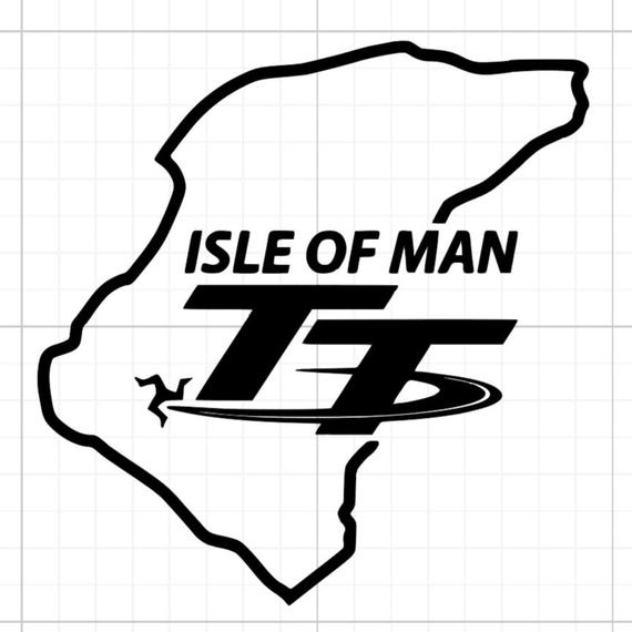 isle of man TT bumper sticker back off vinyl sticker Funny car van race car truck glass home wall office gifts