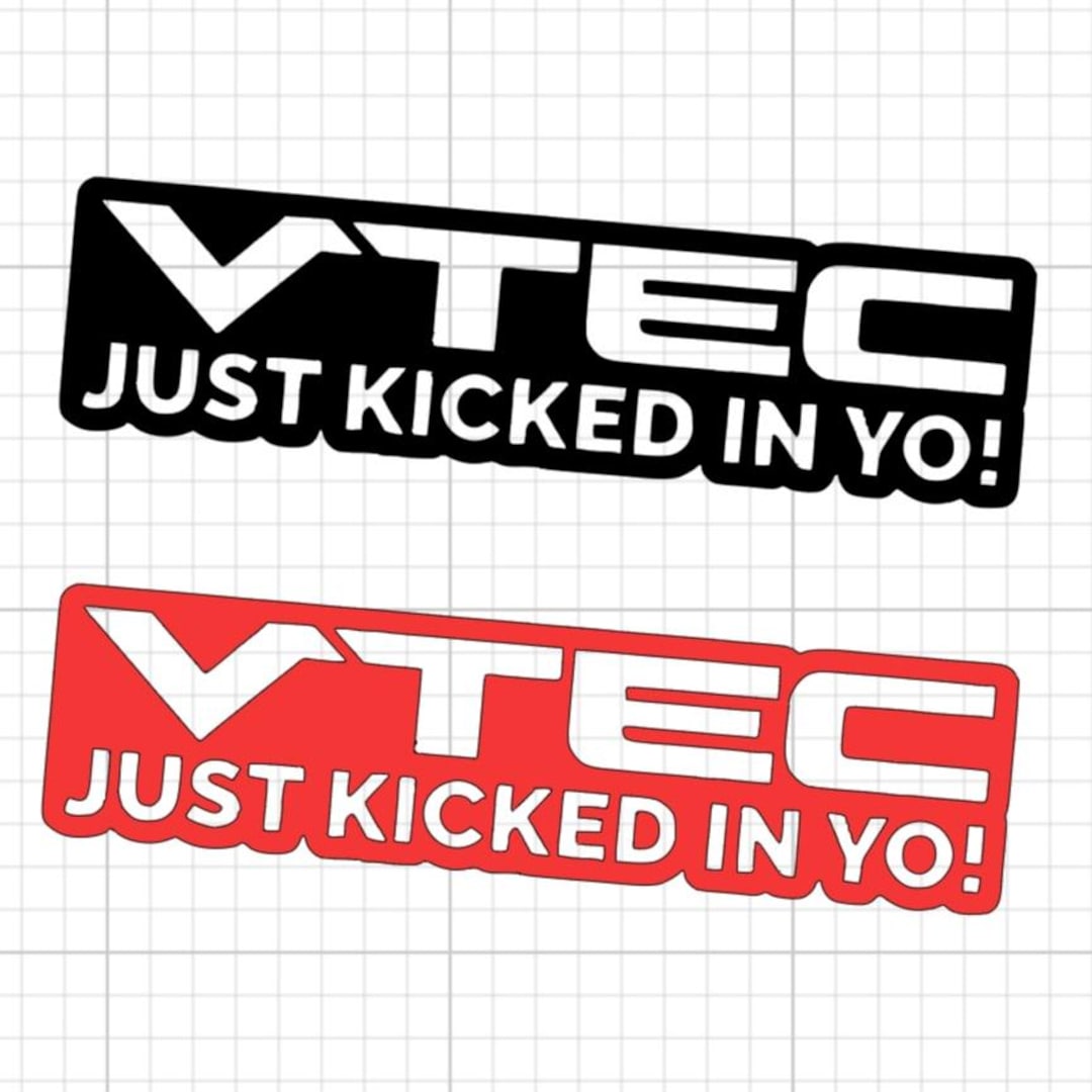Honda Vtec Vinyl Sticker Funny Stickers Car Van Racecar Truck Glass ...