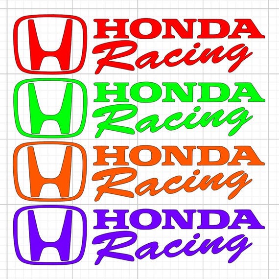 Honda racing bumper sticker back off vinyl sticker Funny stickers car van race car truck glass home wall office gifts