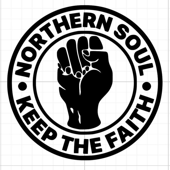 northern soul keep the faith bumper sticker vinyl sticker Funny stickers car van race car truck glass home wall office gifts
