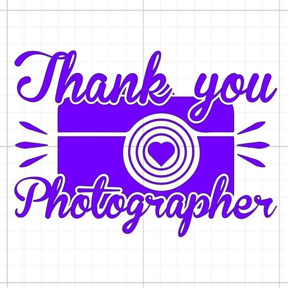thank you photographer vinyl sticker Funny car van race car truck glass home wall office gifts 20+colours
