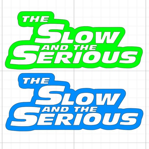 the slow an the serious bumper sticker back off vinyl sticker Funny car van race car truck glass home wall office gifts