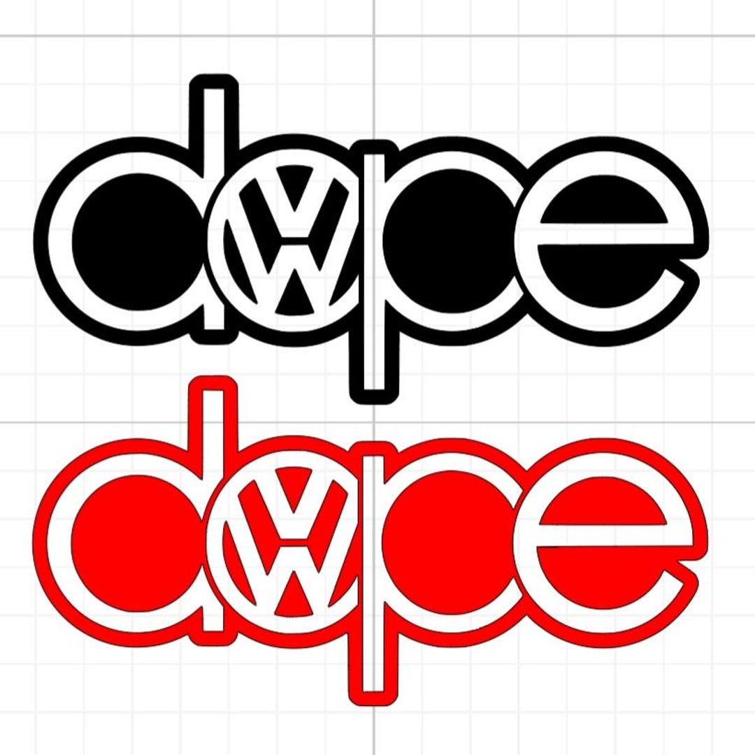 Dope Vw Peace Love Dub Life Vw Vinyl Sticker Funny Stickers Car Van ...