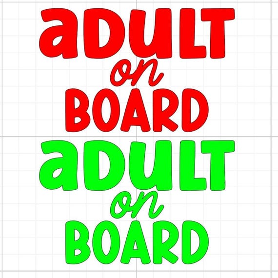 adult on board bumper vinyl sticker Funny stickers car van race car truck glass home wall office gifts 20+colours personalised