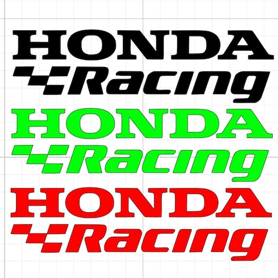 Honda racing bumper sticker back off vinyl sticker Funny stickers car van race car truck glass home wall office gifts