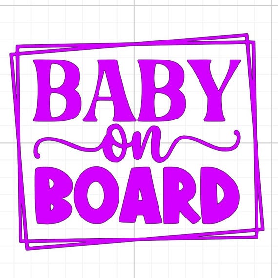 baby on board sign vinyl sticker Funny stickers car van race car truck glass home wall office gifts all sizes colours