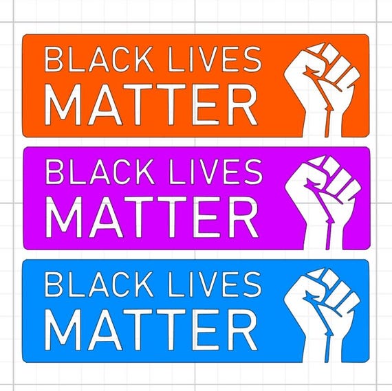 black lives matter sign vinyl sticker car van race car truck glass home wall office gifts all sizes colours