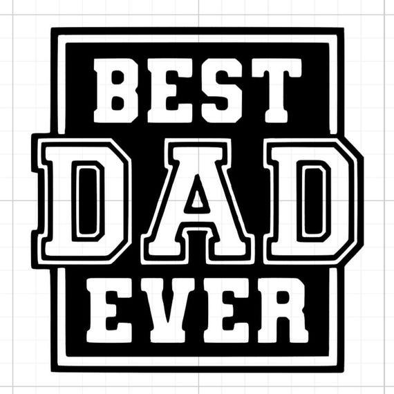 best dad ever vinyl sticker Funny stickers car van race car truck glass home wall office gifts fathers day