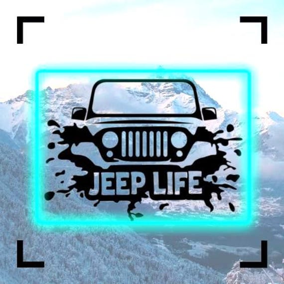 jeep life i drive over shit 4x4 bumper vinyl sticker Funny car van race car truck glass home wall office gifts 20+colours personalised