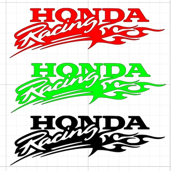 Honda racing bumper sticker back off vinyl sticker Funny stickers car van race car truck glass home wall office gifts