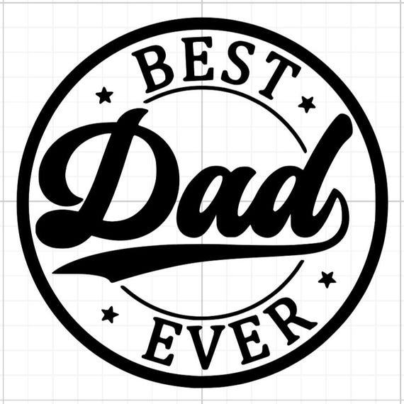 best dad ever vinyl sticker Funny stickers car van race car truck glass home wall office gifts fathers day