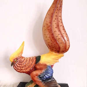 Golden Pheasant Vintage handpainted