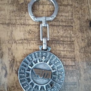 UTA Vintage key chain union transports Aeriens French Airlines