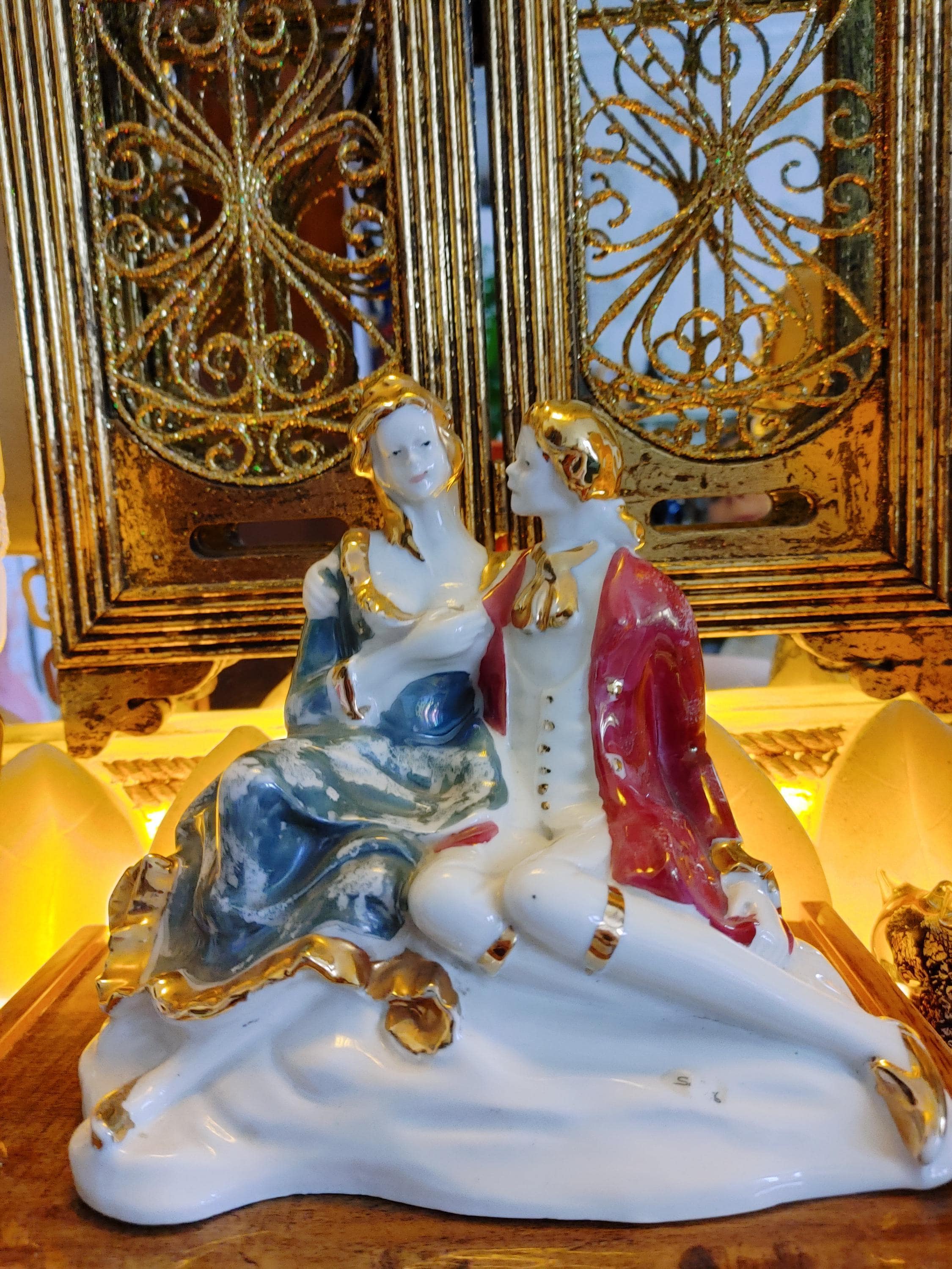Capodimonte figurine lamps - Etsy 日本