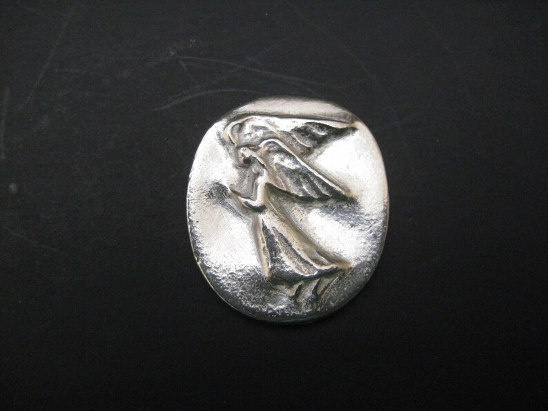 100 Pewter Pocket Angel Coins Only Etsy
