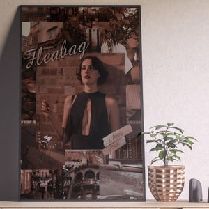 Poster Fleabag, Stampa Fleabag, Ponte Phoebe Waller, Poster Serie Tv Minimalista, Arte Vintage Retro, Poster Personalizzato, Arte Murale, Arredamento Casa