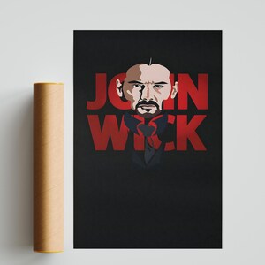John Wick Poster, Photography Prints, John Wick Print, Keanu Reeves Poster, Home Decor, Office Wall Decor, Living Room Decor