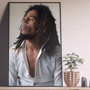 Affiche Bob Marley, impression Bob Marley, art mural Bob Marley, décoration d'intérieur Bob Marley, cadeaux Bob Marley, Bob Marley pour elle et lui