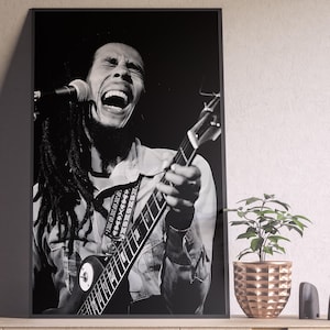 Affiche Bob Marley, impression Bob Marley, art mural Bob Marley, décoration d'intérieur Bob Marley, cadeaux Bob Marley, Bob Marley pour elle et lui