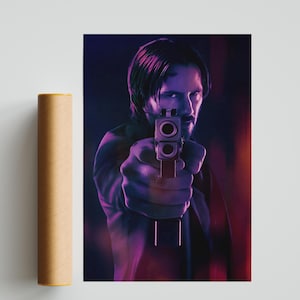 John Wick Poster, Photography Prints, John Wick Print, Keanu Reeves Poster, Home Decor, Office Wall Decor, Living Room Decor