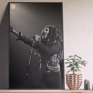 Affiche Bob Marley, impression Bob Marley, art mural Bob Marley, décoration d'intérieur Bob Marley, cadeaux Bob Marley, Bob Marley pour elle et lui