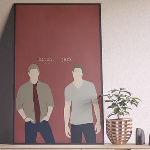Supernatural Poster, Wall Art, Wall Prints, Home Decor, Kraft Paper Print, Gift Poster, TV Series Poster, Wall Art, Home Decor, Her Him