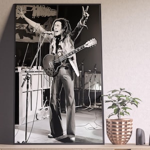 Affiche Bob Marley, impression Bob Marley, art mural Bob Marley, décoration d'intérieur Bob Marley, cadeaux Bob Marley, Bob Marley pour elle et lui