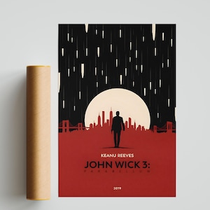 John Wick Poster, Photography Prints, John Wick Print, Keanu Reeves Poster, Home Decor, Office Wall Decor, Living Room Decor