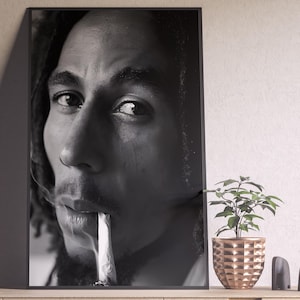 Affiche Bob Marley, impression Bob Marley, art mural Bob Marley, décoration d'intérieur Bob Marley, cadeaux Bob Marley, Bob Marley pour elle et lui