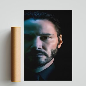 John Wick Poster, Photography Prints, John Wick Print, Keanu Reeves Poster, Home Decor, Office Wall Decor, Living Room Decor
