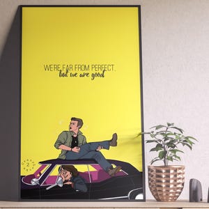 Supernatural Poster, Wall Art, Wall Prints, Home Decor, Kraft Paper Print, Gift Poster, TV Series Poster, Wall Art, Home Decor, Her Him