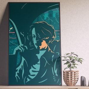 Fleabag Poster, Fleabag Print, Phoebe Waller Bridge, Minimalist Tv Series Poster, Vintage Retro Art, Custom Poster, Wall Art, Home Decor