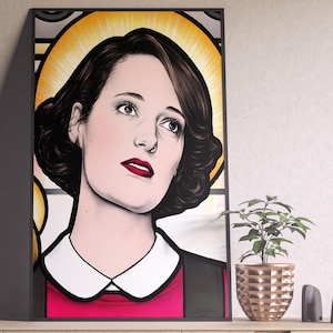Fleabag Poster, Fleabag Print, Phoebe Waller Bridge, Minimalist Tv Series Poster, Vintage Retro Art, Custom Poster, Wall Art, Home Decor