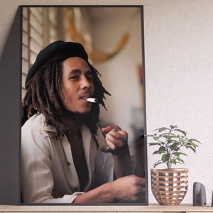 Affiche Bob Marley, impression Bob Marley, art mural Bob Marley, décoration d'intérieur Bob Marley, cadeaux Bob Marley, Bob Marley pour elle et lui