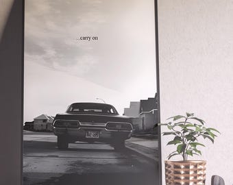 Supernatural Poster, Wall Art, Wall Prints, Home Decor, Kraft Paper Print, Gift Poster, TV Series Poster, Wall Art, Home Decor, Her Him