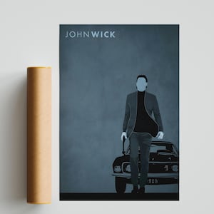 John Wick Poster, Photography Prints, John Wick Print, Keanu Reeves Poster, Home Decor, Office Wall Decor, Living Room Decor