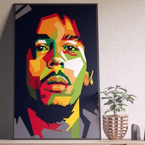 Affiche Bob Marley, impression Bob Marley, art mural Bob Marley, décoration d'intérieur Bob Marley, cadeaux Bob Marley, Bob Marley pour elle et lui