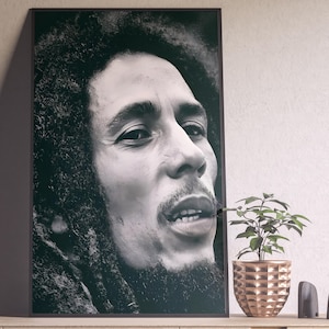 Affiche Bob Marley, impression Bob Marley, art mural Bob Marley, décoration d'intérieur Bob Marley, cadeaux Bob Marley, Bob Marley pour elle et lui