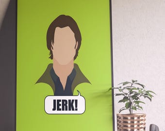 Supernatural Poster, Wall Art, Wall Prints, Home Decor, Kraft Paper Print, Gift Poster, TV Series Poster, Wall Art, Home Decor, Her Him