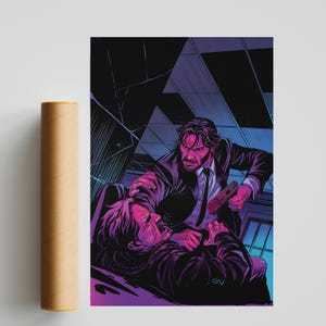 John Wick Poster, Photography Prints, John Wick Print, Keanu Reeves Poster, Home Decor, Office Wall Decor, Living Room Decor