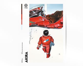AKIRA: 鉄雄頭痛アートプリント - Etsy 日本