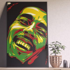 Affiche Bob Marley, impression Bob Marley, art mural Bob Marley, décoration d'intérieur Bob Marley, cadeaux Bob Marley, Bob Marley pour elle et lui