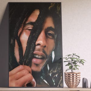 Affiche Bob Marley, impression Bob Marley, art mural Bob Marley, décoration d'intérieur Bob Marley, cadeaux Bob Marley, Bob Marley pour elle et lui