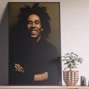 Affiche Bob Marley, impression Bob Marley, art mural Bob Marley, décoration d'intérieur Bob Marley, cadeaux Bob Marley, Bob Marley pour elle et lui