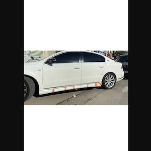 For VW Passat B7 Side Skirts – Rocker Panel Sill Set – 2011–2014 – Colour Options - Sport Trim – ABS Tuning Upgrade – 2 Pcs