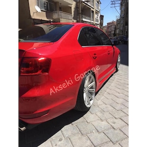 For VW Jetta MK6 Side Skirts – 2010-2018 – 4 Door – 2 Pcs ABS Plastic – Sporty Sill Trim Set - Colour options - Tuning Car Accessory