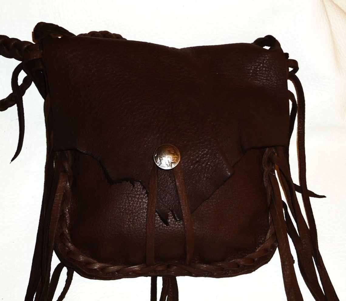 Leather possibles bag mountain man hunting purse black powder Etsy